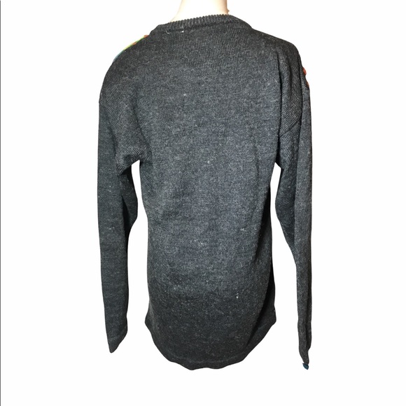 Unique Jubiana Chunky Sweater 90s Style Ladies S Embroidered - Picture 3 of 7